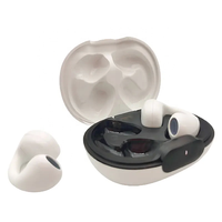 ANC earphone TWS, headphone olahraga suara Stereo HiFi tanpa kabel tahan air dengan kait telinga TWS