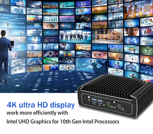 Mini-ordinateur industriel sans ventilateur Dual LAN Nano PC Intel Core I7 CPU TPM 2.0 Windows 11 - Product Image 4