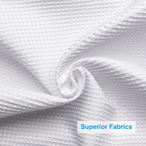 Wholesale Instock 1.8*1.8 Badkamer Douchegordijn Wit Wafel Douchegordijn Met Lussen - Product Image 4