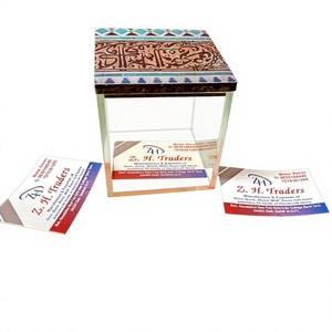 Elegante Caja Decorativa de Acrílico con Recubrimiento Lacado para Almacenamiento de Alimentos, con Tapa de Madera MOP, para Dulces y Chocolates, Regalos Festivos de Alta Gama - Product Image 1