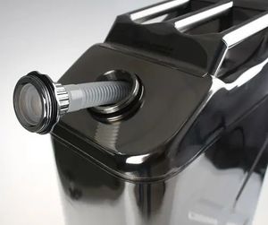 Bidon en acier inoxydable de 10 litres pour 4x4/voiture/moto/bateau/camping, 2,64 gallons, transporteur de carburant diesel, essence, <span class=keywords><strong>eau</strong></span> - Product Image 4