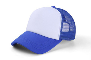 Wholesale Sports Caps Custom Baseball Cap Blank White Mesh Hat 5 Panel Promotional Foam Trucker Hats - Product Image 4