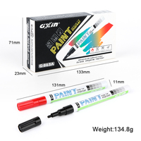 Gxin G-863A Marqueur à peinture haute performance multicolore à base d'huile 1.2mm Non-fading Non-toxic Low Odeur Paint Marker Pen Set