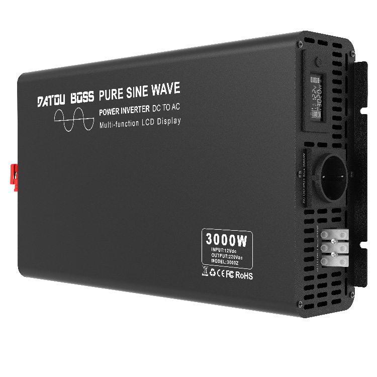 DATOU BOSS 3000W Inversor de onda sinusoidal pura 3kva 12V 24V 36V 48V 72v 96v DC a 110V 120V 220V 230V AC con alta calidad