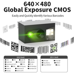 Gtcodestar USB CMOS nhúng tự động quét mã qr Máy quét thiết bị đầu cuối 1D 2D mã vạch máy quét mô-đun QR đọc mã máy quét động cơ - Product Image 3