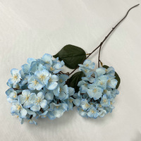 Vente en gros de bouquets de mariage-fleurs bleues en soie personnalisables décorations de plafond d'église et d'hôtel de mariage arrangements floraux
