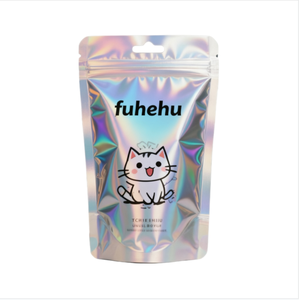 Pochette debout holographique personnalisée pour aliments de première nécessité sacs en mylar à stockage multiple sac en plastique anti-odeur - Product Image 1