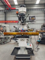 Machine de fraisage verticale universelle robuste DYRS 4H X6325 avec affichage numérique 3 axes, 380V, nouveau cône de broche R8
