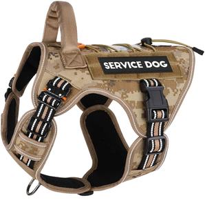 Chaleco para perros de muestra gratis para un control cómodo en ropa táctica para perros al aire libre con forro transpirable y asa acolchada - Product Image 1