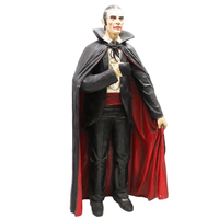 Statue de vampire Dracula en résine 3D personnalisée pour Halloween et le Poisson d'avril