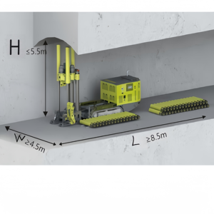 Ketten reifen mit großem Durchmesser Hub bohrmaschine Effiziente elektrische Bergbau bohrung Gesteins bohrung Stromquelle Elektrisch - Product Image 6