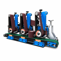 Machine de polissage et de débavurage MECOR pour pièces métalliques plates de bureau, élimination de la rouille et finition des métaux, moteur haute performance