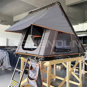 Carpa de techo ligera, fácil instalación, resistente al agua, garantiza un rendimiento duradero para viajes al aire libre, carpa triangular de aluminio para techo