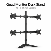 Support double moniteur et support pour ordinateur portable 49 pouces, support double écran LCD, support rotatif mural pour gaming ROG, meuble TV