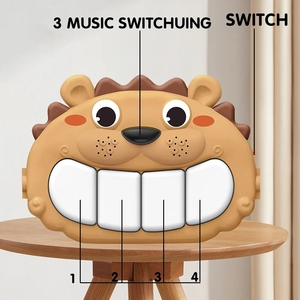 Juguetes educativos para bebés recién nacidos Pedal <span class=keywords><strong>Piano</strong></span> <span class=keywords><strong>Fitness</strong></span> <span class=keywords><strong>Rack</strong></span> para niños y niñas de 0 a 2 años regalo de bebé inspirado en Montessori - Product Image 3