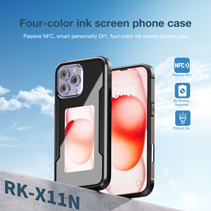 RK-X11N เคสโทรศัพท์ NFC ไม่มีแบตเตอรี่ eink ฟรีเคสโทรศัพท์ DIY Ai สำหรับ <span class=keywords><strong>iPhone</strong></span> <span class=keywords><strong>13</strong></span> 14 15 16 Pro <span class=keywords><strong>PM</strong></span> SERIES - Product Image 5
