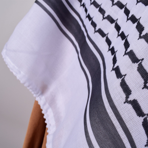 Vente en gros Offre Spéciale unisexe palestinien Kufiya drapeau écharpes 53 pouces carré Arafat Hatta 100% coton Shemagh Keffiyeh arabe écharpe - Product Image 4