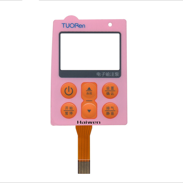 OEM custom made membrane switch panel sticker film graphic panel