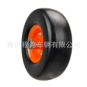 ล้อโฟม PU แบบตัน Cheng Jin Vehicles 9x350-4 สำหรับเปลี่ยนล้อหน้าเครื่องตัดหญ้า - Product Image 2