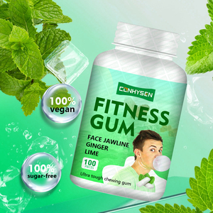 Gomme à <span class=keywords><strong>mâcher</strong></span> dure pour entraînement de la mâchoire, marque privée, pour adultes, à la menthe poivrée, pour l'exercice des muscles <span class=keywords><strong>du</strong></span> <span class=keywords><strong>visage</strong></span> - Product Image 2