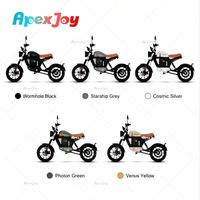 Moto électrique Apexjoy TROMOX-M03Q avec ABS, 48V48Ah, autonomie de 110 km, vitesse de 49 km/h, 1200W, application intelligente, GPS, directement de l'usine