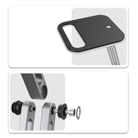 Boneruy métal magnétique 360 degrés rotatif réglable tablette support portable pliable pour ipad pro à support d'ordinateur portable