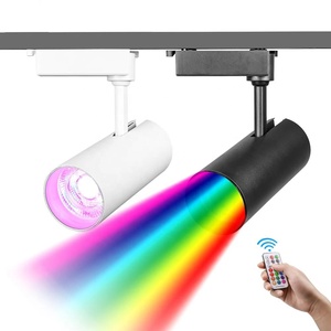 Đèn LED Từ Tính Điều Khiển Từ Xa RGB RF Đèn Chiếu Sáng Tập Trung COB Cho Cửa Hàng Đèn Chiếu Sáng Chùm Tia Nhiều Màu RGB 30W - Product Image 1
