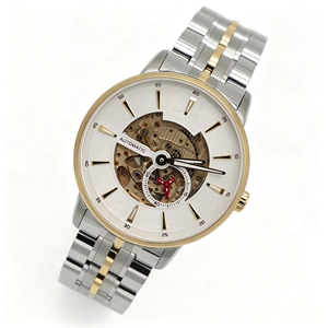 Montre automatique pour homme en acier inoxydable, montre-bracelet mécanique de mode pour affaires, personnalisez votre marque, cadeau de luxe - Product Image 4