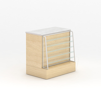 Comptoir de caisse pour magasin de détail avec étagères de présentation, bureau de réception personnalisé pour magasin de proximité