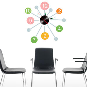 Nouveau design noir chiffres et chiffres adhésif <span class=keywords><strong>vinyle</strong></span> horloge murale <span class=keywords><strong>autocollant</strong></span> - Product Image 5