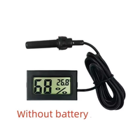 Mini thermomètre numérique LCD pratique, capteur hygromètre, jauge, moniteur de réfrigérateur, aquarium, affichage, détecteur d'humidité FY-10