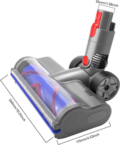 Logo personnalisé Dysoner V7 V8 <span class=keywords><strong>V10</strong></span> pour les modèles V15, moteur électrique compatible pour aspirateurs, <span class=keywords><strong>brosse</strong></span> à plancher en plastique pour la maison - Product Image 6