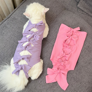Traje de esterilización para gatos, chaleco transpirable anti-lamido, ropa de recuperación postoperatoria para gatos - Product Image 2