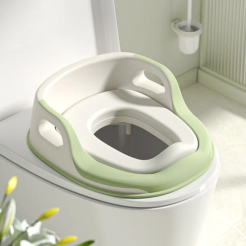 High quality baby customized cushioned toilet potty training seat with armrests