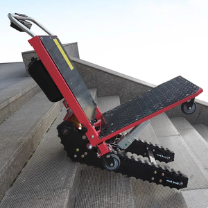 Carretilla Eléctrica Hidráulica de Cuatro Ruedas para Subir Escaleras, Venta Directa de Fábrica, Certificación CE, Capacidad de Carga de 300 kg, Carretilla Industrial de Alta Resistencia - Product Image 5