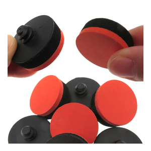 1.2 inç <span class=keywords><strong>30MM</strong></span> PSA kırmızı rulo kilit zımpara disk yedekleme Pad zımpara parlatma bitirme için aşındırıcı hızlı değişim destek plakası - Product Image 2