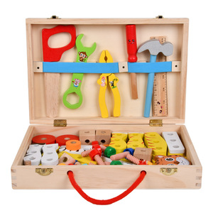 Caja de Herramientas de Madera para Reparaciones, Juguete Educativo para Niños y Niñas de 4 a 6 Años, Pequeño <span class=keywords><strong>Carpintero</strong></span> con Destornillador para Prácticas Manuales - Product Image 4