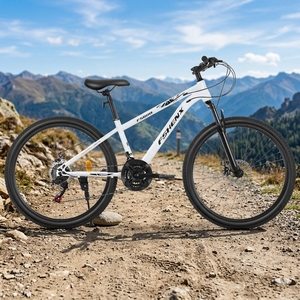 Vélo de montagne en acier au carbone haute résistance 26'' 24'' 21 vitesses avec freins à disque et fourche à <span class=keywords><strong>suspension</strong></span> - Prix abordable - Product Image 1