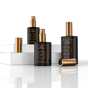 Refillable chai thủy tinh cho nước hoa 30 ml Atomizer 50ml 100ml nhôm vàng phun cap và tùy chỉnh nhãn nước hoa chai Dispenser - Product Image 1