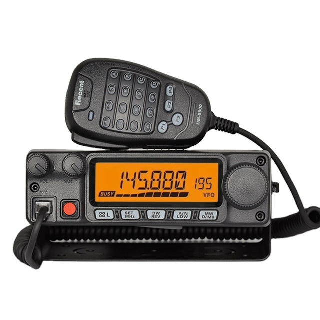 Top Brand Mobile Base Radio 80W VHF Analog Mouted Two-way Radio 50km Walkie Talkie In-vehicle RS-958