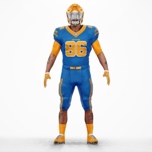 Uniformes du football américain de sublimation, maillots faits sur commande du football américain - Product Image 4