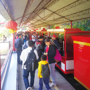 รถไฟรางสำหรับสวนสนุก ปี 2022 สินค้าขายส่งคุณภาพดี อุปกรณ์ความปลอดภัยสำหรับการท่องเที่ยว ขาย - Product Image 5