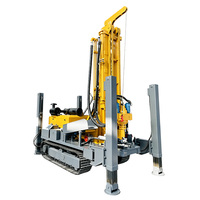Foreuse hydraulique complète pour puits d'eau SY300A, profondeur 300m, diesel 85kW, capacité de levage 18T, couple 7500N.m, machine de forage sur chenilles