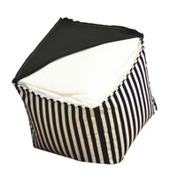 Fauteuil pouf moderne en forme de cube, style de conception chinois, revêtement en tissu, canapé de salon, meubles de maison, une place