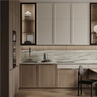 Îlot de cuisine classique sur mesure Slim Shaker, design écologique, robinet d'évier, charnière, solution complète d'ameublement de maison, garantie 5 ans