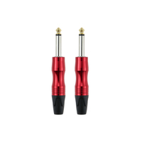 Câble Instrumental Mono TS 6,35 mm Jack pour Guitare Électrique Basse Batterie Faible Bruit Blindage Tressé Cœur OFC 3m 6m