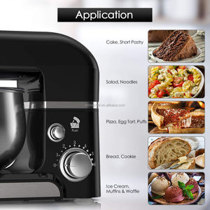 <span class=keywords><strong>Robot</strong></span> de <span class=keywords><strong>cuisine</strong></span> multifonction électrique 3,5 L en acier inoxydable, batteur sur socle 700 W, design à tête inclinable, 6 vitesses, pétrissage de la pâte, mélange des œufs - Product Image 4