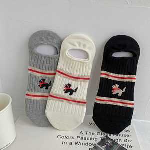 ถุงเท้าข้อสั้นลำลองสำหรับผู้หญิงลายทางสไตล์ Taobao แบบถักเนื้อนุ่ม ใส่สบาย ทันสมัย ทำจากผ้าฝ้ายแท้ เหมาะสำหรับฤดูร้อน - Product Image 2