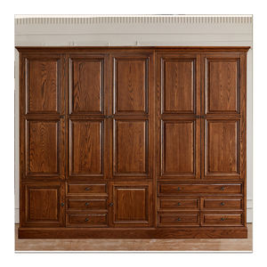 Armadio In legno massiccio di lusso con armadio In legno massello con camera da letto e <span class=keywords><strong>Design</strong></span> intelligente - Product Image 5