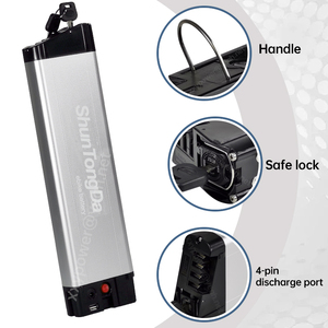 Batterie de vélo électrique 36V remplacement au lithium pliable Ebike S2 <span class=keywords><strong>Moma</strong></span> Elux série batterie pliable pour vélo électrique Akku décharge supérieure - Product Image 3